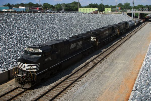 Completed railroad drainage and infrastructure improvements in High Point